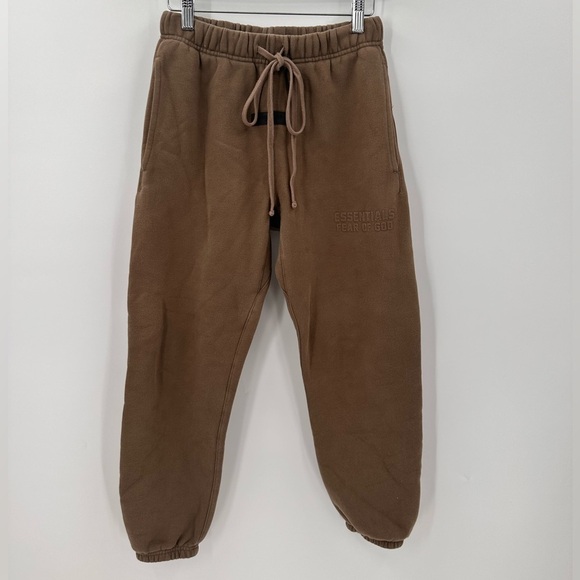 Essentials Fear of God Green Sweatpants Size XXS FLAW - Picture 1 of 6